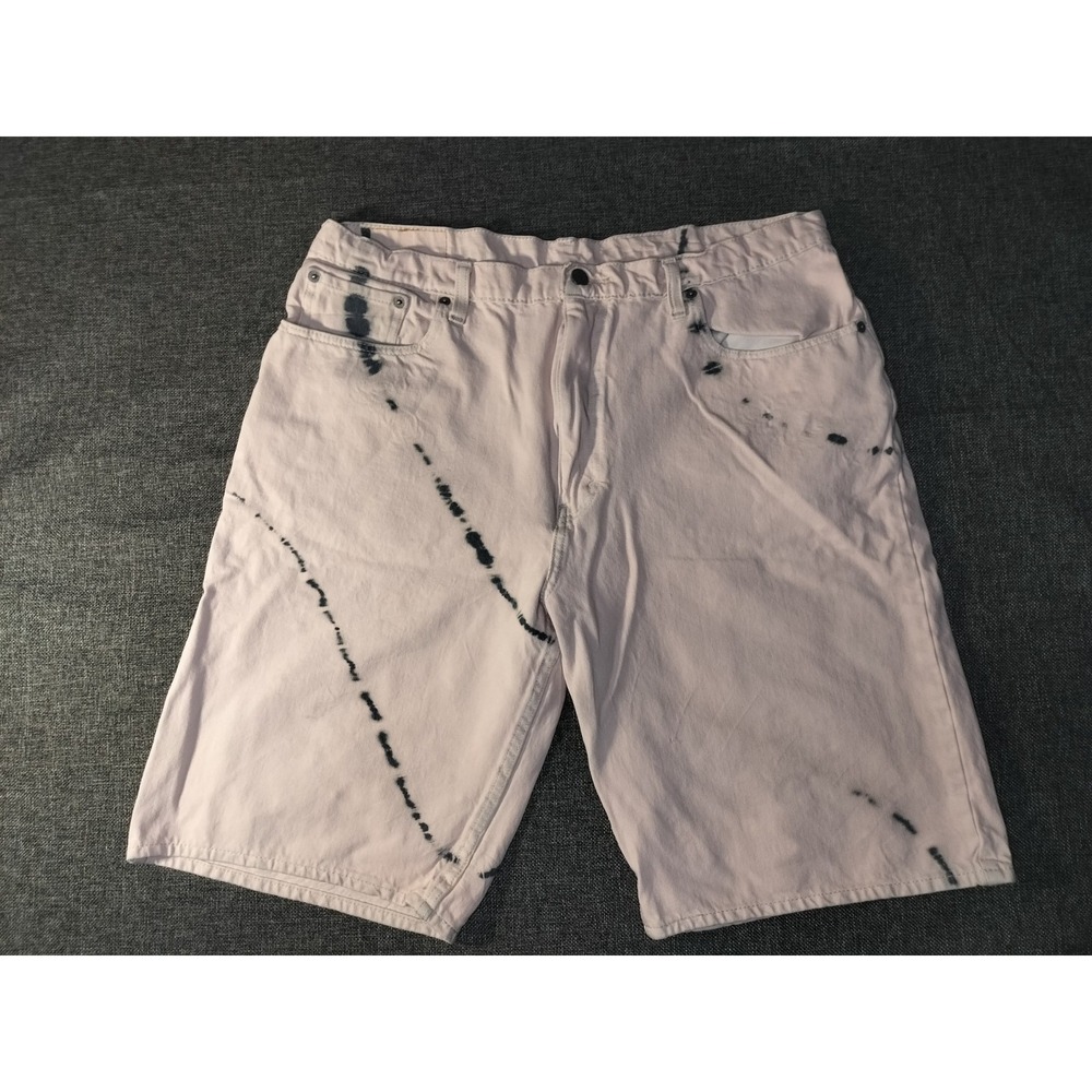 Levis 569 Mens Pink Tie Dye Special Cargo Shorts‎ Loose Straight 36 Inch Waist